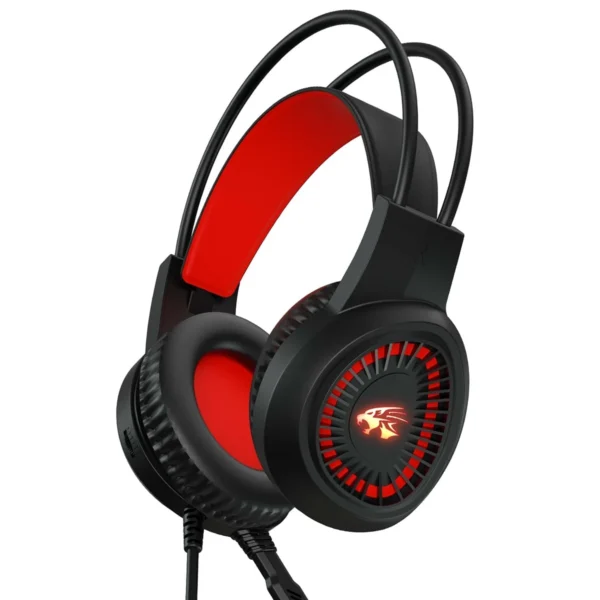Colorblock Wired Gaming Headset With Microphone