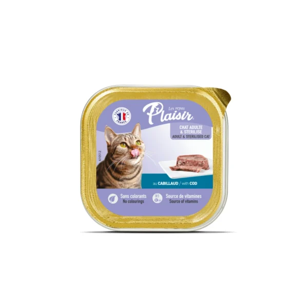 BARQUETTE PLAISIR PATE POISSON 100G
