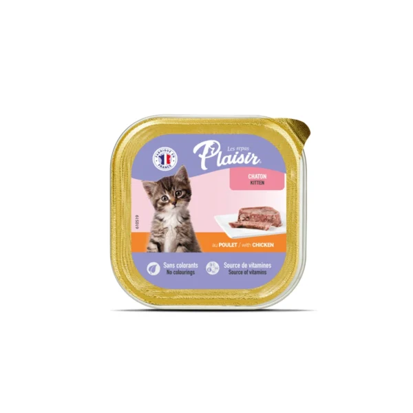 Barquette Plaisir pour Chaton 100g
