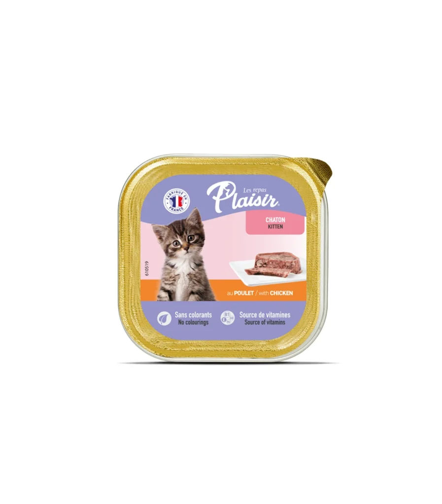 Barquette Plaisir pour Chaton 100g