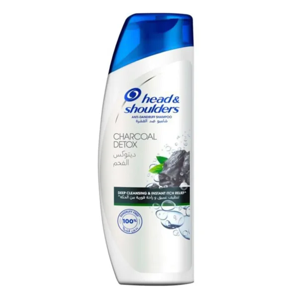 Head and Shoulders Shampoing Antipelliculaire Detox Charbon