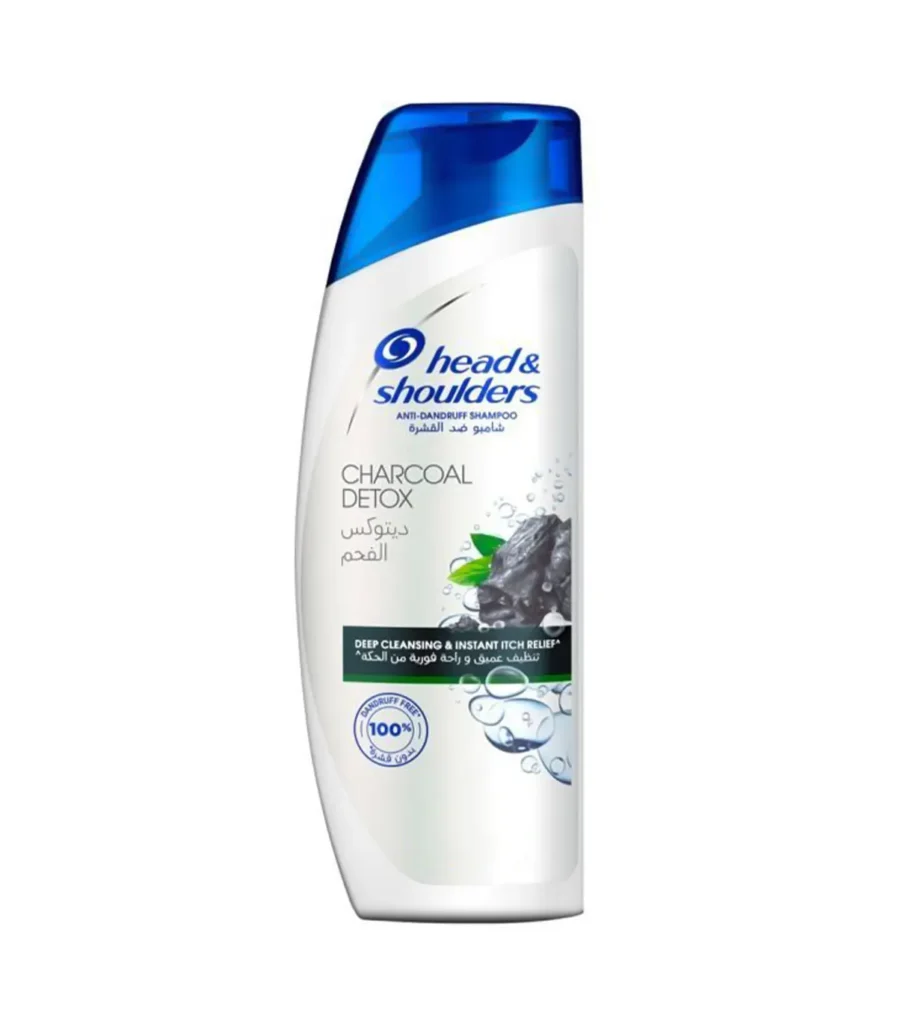 Head and Shoulders Shampoing Antipelliculaire Detox Charbon