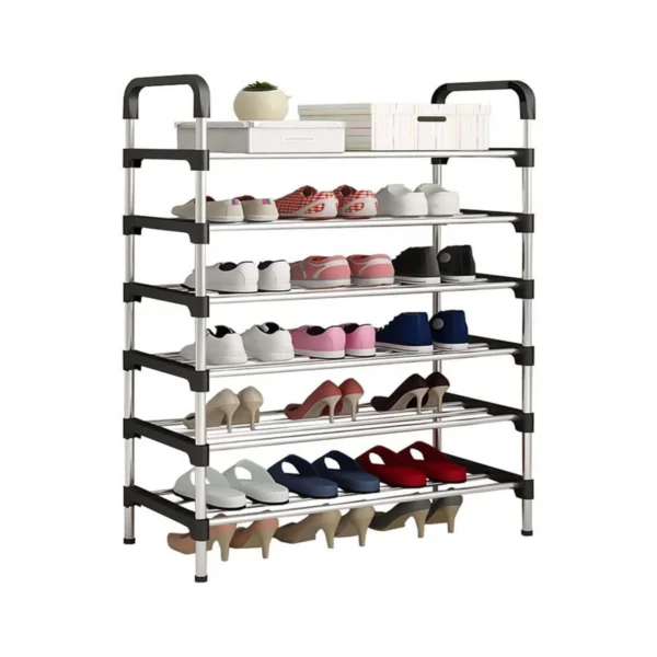 Inaaya Traders Stainless Steel 6 Layers Shoe Rack 1