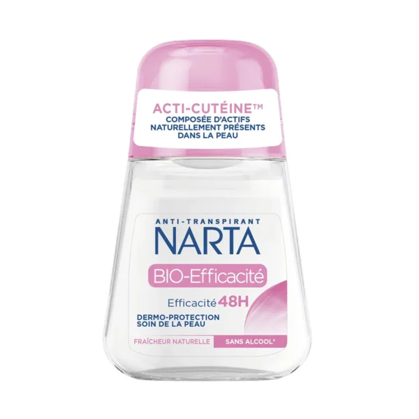 NARTA Déodorant anti-transpirant bio efficacité fraicheur naturelle 50ml