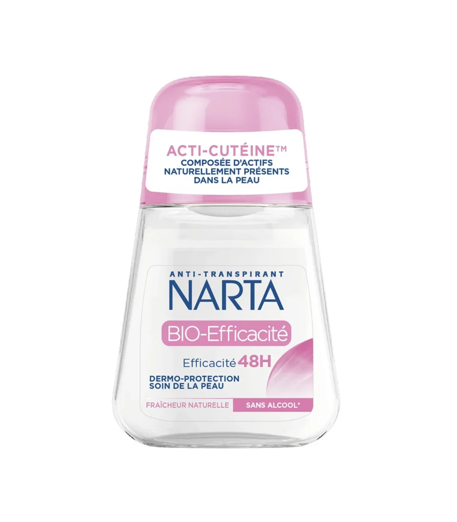 NARTA Déodorant anti-transpirant bio efficacité fraicheur naturelle 50ml