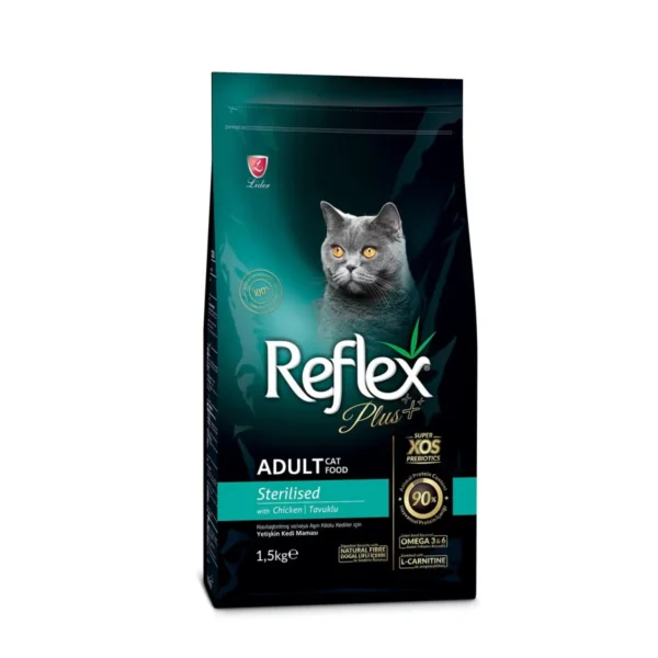 Reflex Plus Sterilised Adult Cat Food with Chicken 1,5kg
