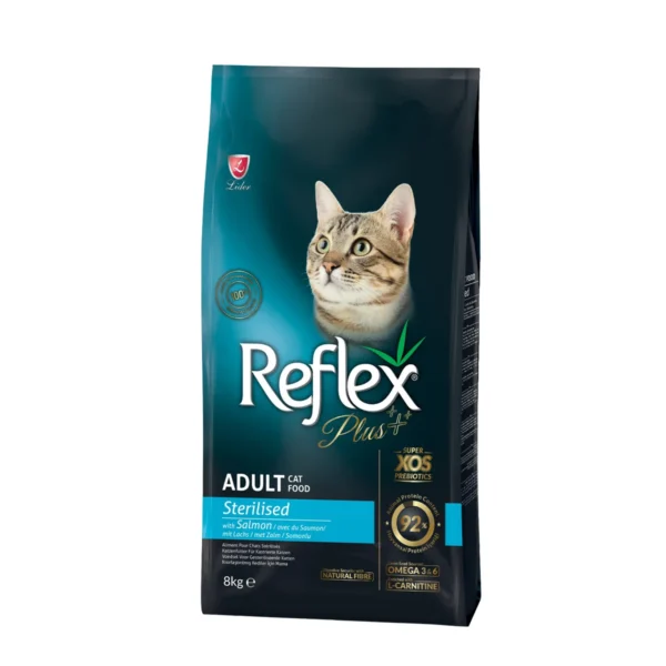 Reflex Plus Sterilised Adult Cat Food with salmon 1,5kg