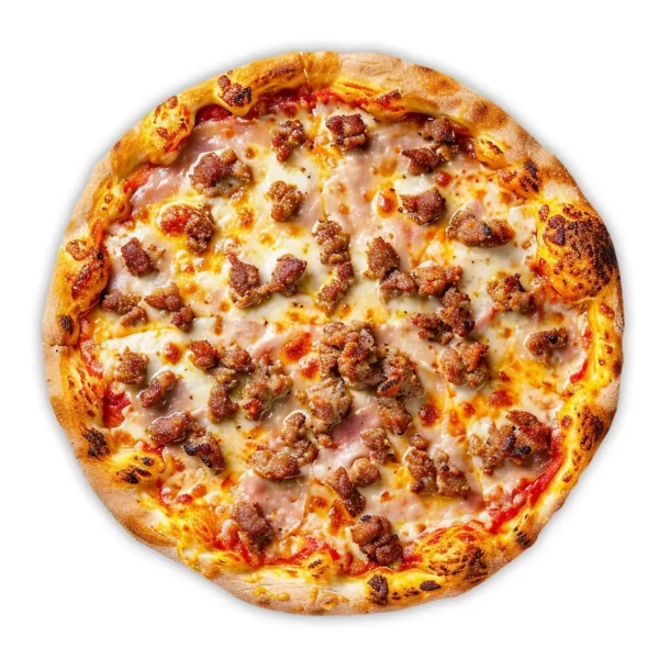 pizza viande hachée