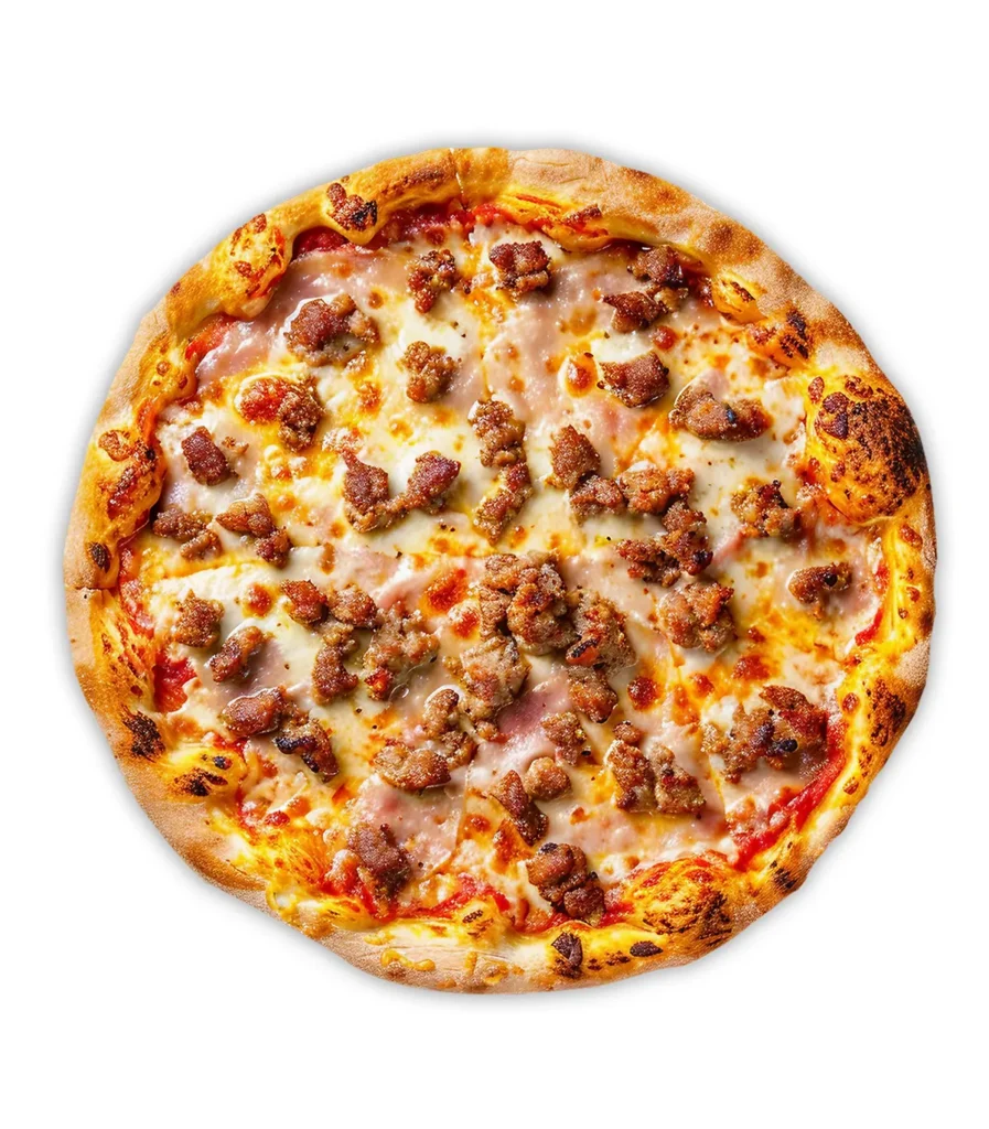 pizza viande hachée