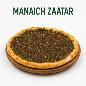 Manaich Za’atar – Man’aech Libanais au Zaatar Frais | Saveurs Authentiques du Levant