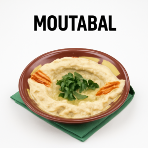 Moutabal – Purée d’Aubergines Grillées | Mezzé Libanais Crémeux & Authentique