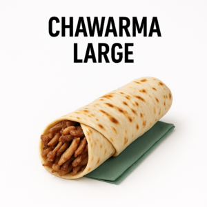 Chawarma Large – Sandwich Shawarma Grand Format | Poulet Marinée & Sauce Maison