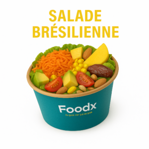 Salade Brésilienne – Avocat, Ananas & Mangue | Saveurs Exotiques & Fraîches