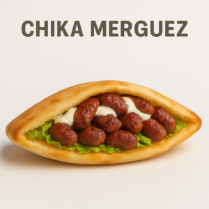 Chika Merguez – Sandwich Merguez Grillée | Épicé & Savoureux