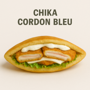 Chika Cordon Bleu – Sandwich Cordon Bleu Pané | Croustillant & Fromager
