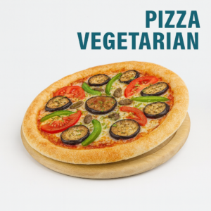 Pizza Végétarienne – Légumes Frais, Fromage & Sauce Tomate | Légère & Savoureuse