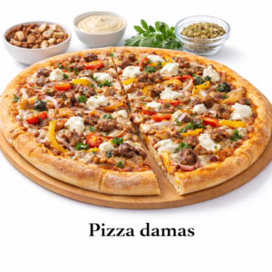 Pizza Damas – Pizza orientale riche et parfumée