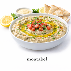 Moutabel Libanais – Purée d’aubergine crémeuse au tahini