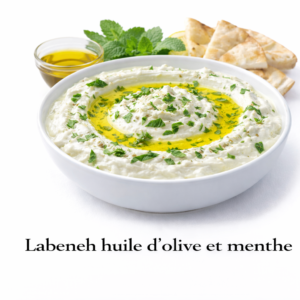 Labeneh à l’Huile d’Olive & Menthe – Spécialité libanaise
