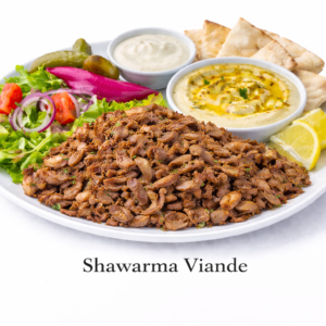 Chawarma Viande – Plat libanais à la viande marinée et grillée