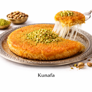 Kunafa – Dessert oriental croustillant au fromage et sirop parfumé