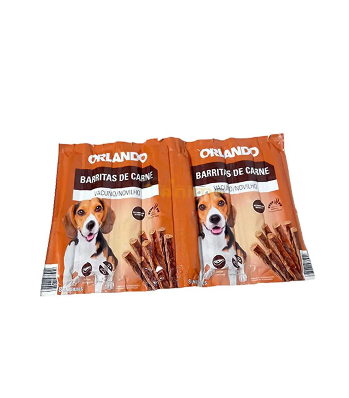 🦴 Orlando Barritas de Carne Bœuf – Friandises en Bâtonnets pour Chiens