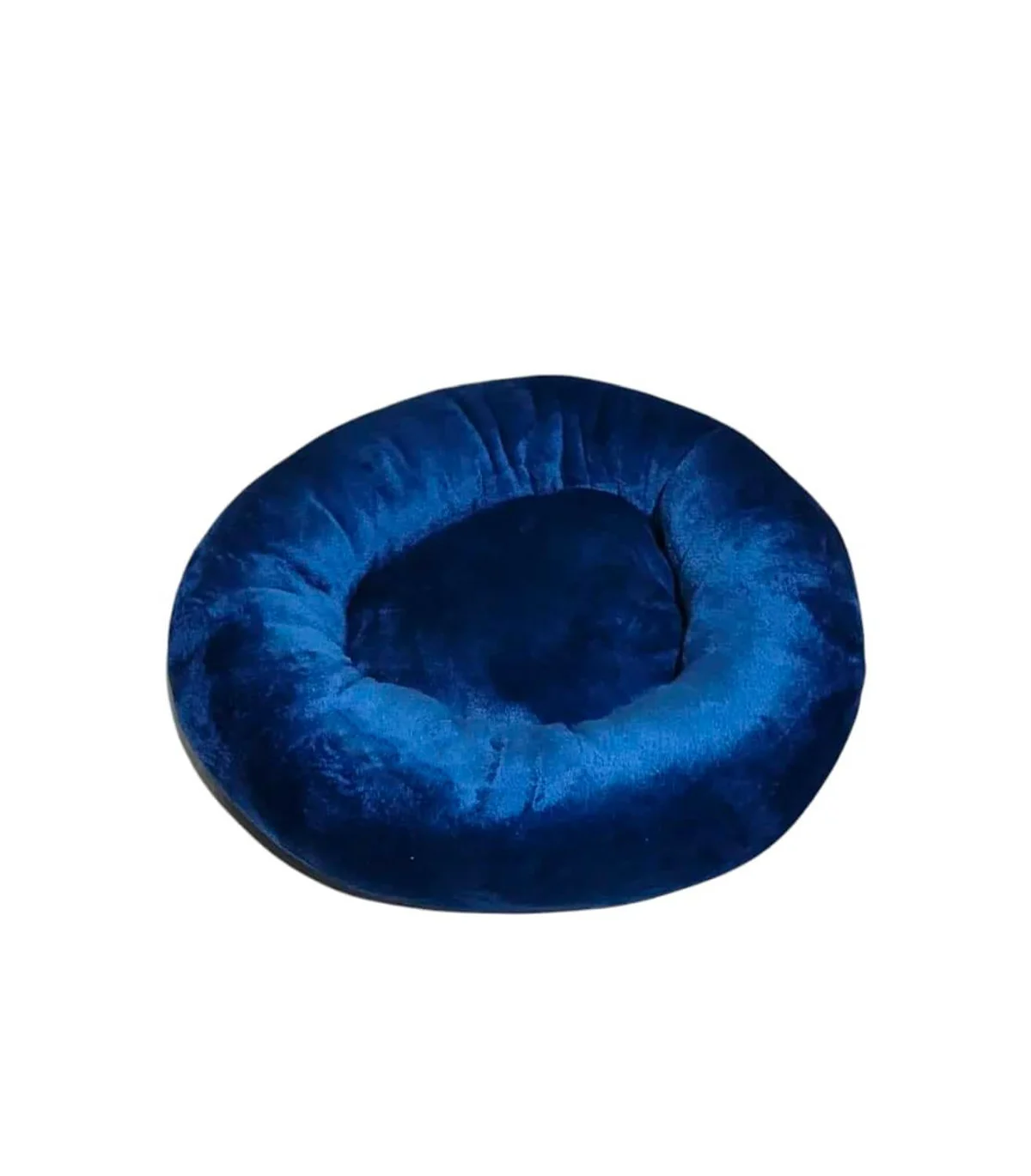 🛏️ Panier Rond Moelleux pour Chiens & Chats – Confort Douillet (Rouge, Bleu, Marron)