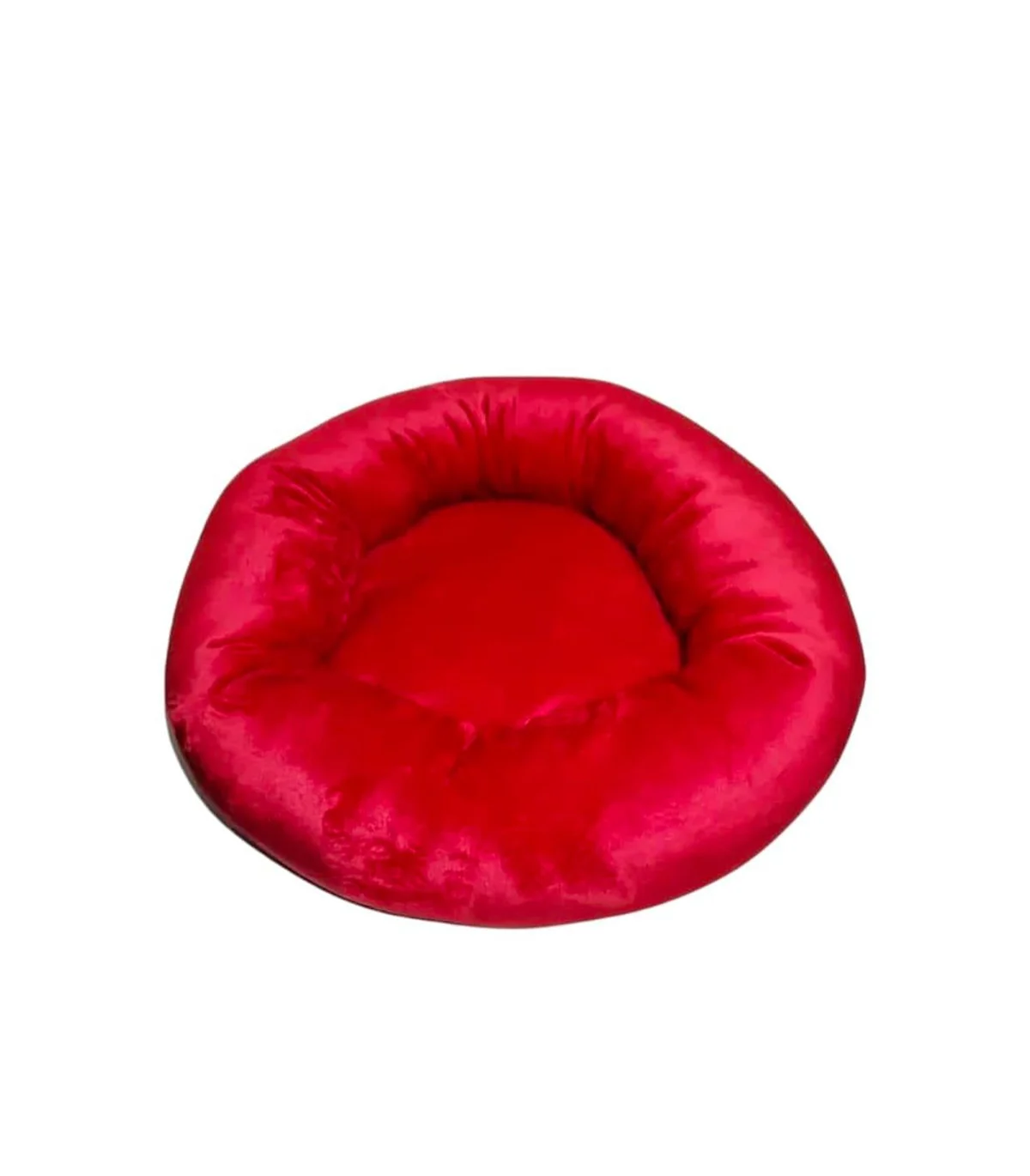 🛏️ Panier Rond Moelleux pour Chiens & Chats – Confort Douillet (Rouge, Bleu, Marron) - Image 2