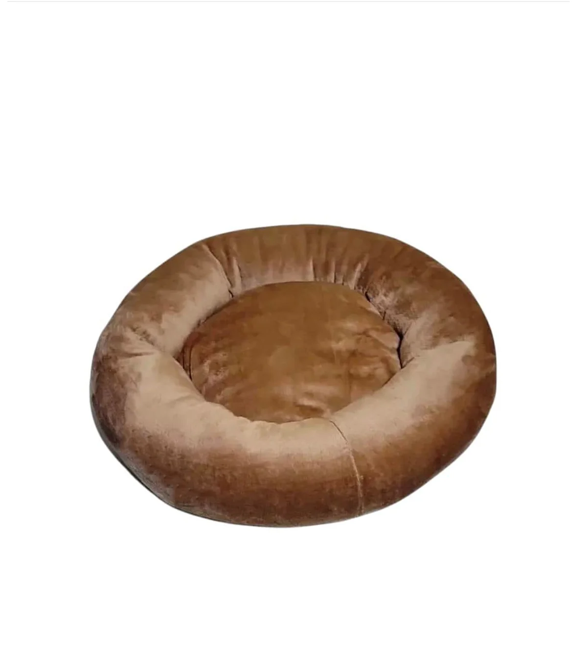 🛏️ Panier Rond Moelleux pour Chiens & Chats – Confort Douillet (Rouge, Bleu, Marron) - Image 3