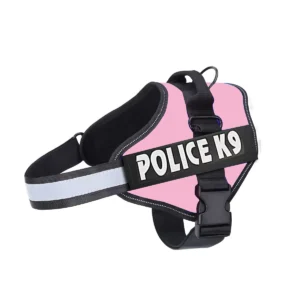 🐕 Harnais Police K9 pour Chien – Harnais de Contrôle et de Sécurité Réglable