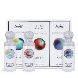 Gissah Signature Collection – Pack 3 Parfums de Luxe | Atlas, Lost City & Plato