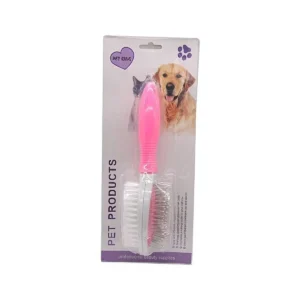 🪮 Brosse Double Face pour Chiens & Chats – Entretien et Démêlage du Pelage