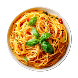 🍝🍅 Spaghetti Bolognaise – Sauce Tomate Savoureuse & Herbes Fraîches