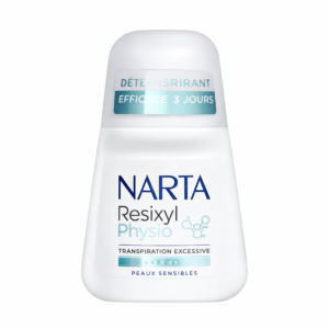 NARTA Resixyl Physio Déodorant Détranspirant – Transpiration Excessive – Peaux Sensibles