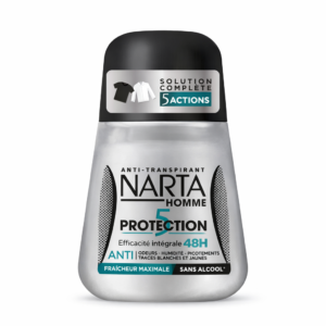 NARTA Homme 5 Protection 48H – Déodorant Anti-Transpirant Roll-On