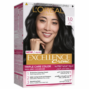 L’Oréal Paris Excellence Crème – Coloration Permanente Triple Soin (100% Couverture des Cheveux Blancs)