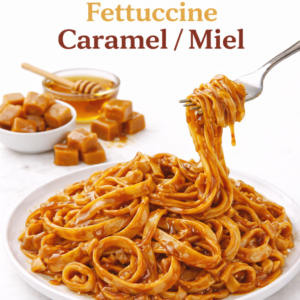 Fettuccine Sucrées Caramel & Miel aux Fruits Secs – Dessert Gourmand et Original