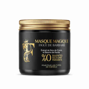 Masque Capillaire Nourrissant FOUFA MJK 200 ml – Figue de Barbarie, Karité & Coco | Réparation & Hydratation Intense