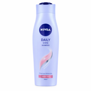 NIVEA Daily Shine Shampooing Brillance Quotidienne 250 ml – Cheveux Normaux aux Minéraux Précieux