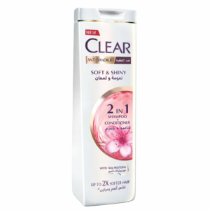 CLEAR Soft & Shiny 2-en-1 Shampooing & Après-Shampooing Anti-Pelliculaire – Cheveux Doux et Brillants