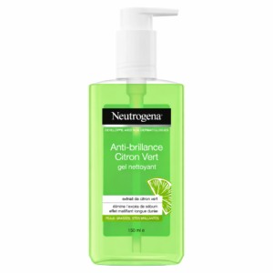 Neutrogena Gel Nettoyant Anti-Brillance Citron Vert – Peaux Grasses & Zones Brillantes