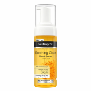Neutrogena Soothing Clear Mousse Nettoyante au Curcuma – Peaux à Imperfections