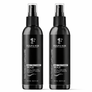 Pack Twin – 2 Huiles Capillaires 250 ml | Traitement Nourrissant & Fortifiant Tous Types de Cheveux – Foufa MJK