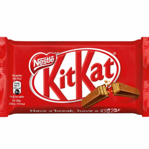 Barre Chocolatée KitKat Nestlé – Gaufrette Croustillante Enrobée de Chocolat au Lait