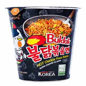 Samyang Buldak Hot Chicken Cup Halal – Ramen Coréen Épicé Original