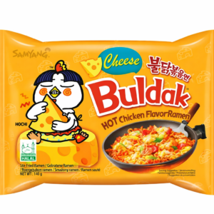 Samyang Buldak Cheese Halal – Ramen Coréen Épicé au Fromage (Sachet)