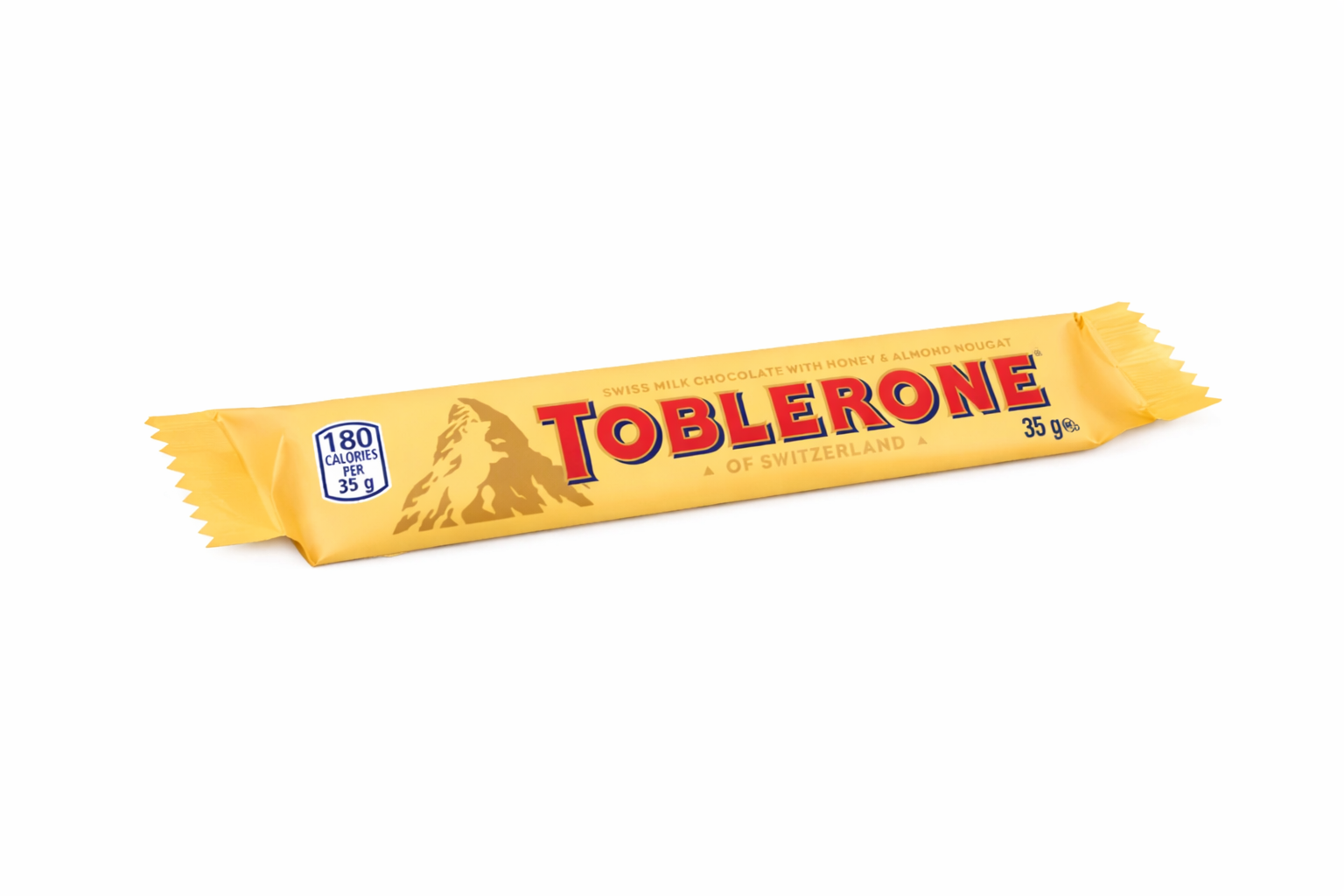 Toblerone Chocolat au Lait Suisse – Miel & Nougat aux Amandes | 35 g