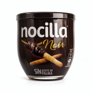 Nocilla Noir – Pâte à Tartiner Chocolat Noir & Noisettes Sans Huile de Palme
