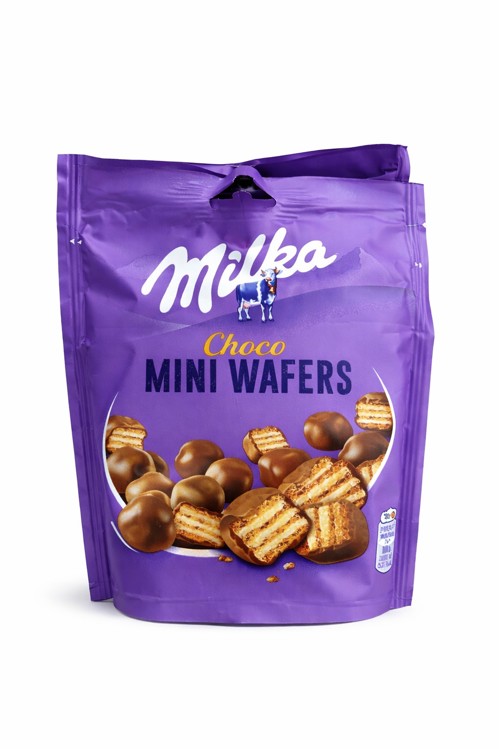 Milka Choco Mini Wafers – Mini Gaufrettes Enrobées de Chocolat au Lait des Alpes