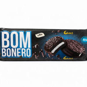 Bom Bonero Dark – Biscuits au Chocolat Noir Fourrés à la Crème (6 Pièces)